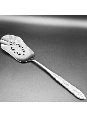 Oneida Pie Pastry Server FLORAL BOUQUET Stainless Distinction Deluxe HH Ornate